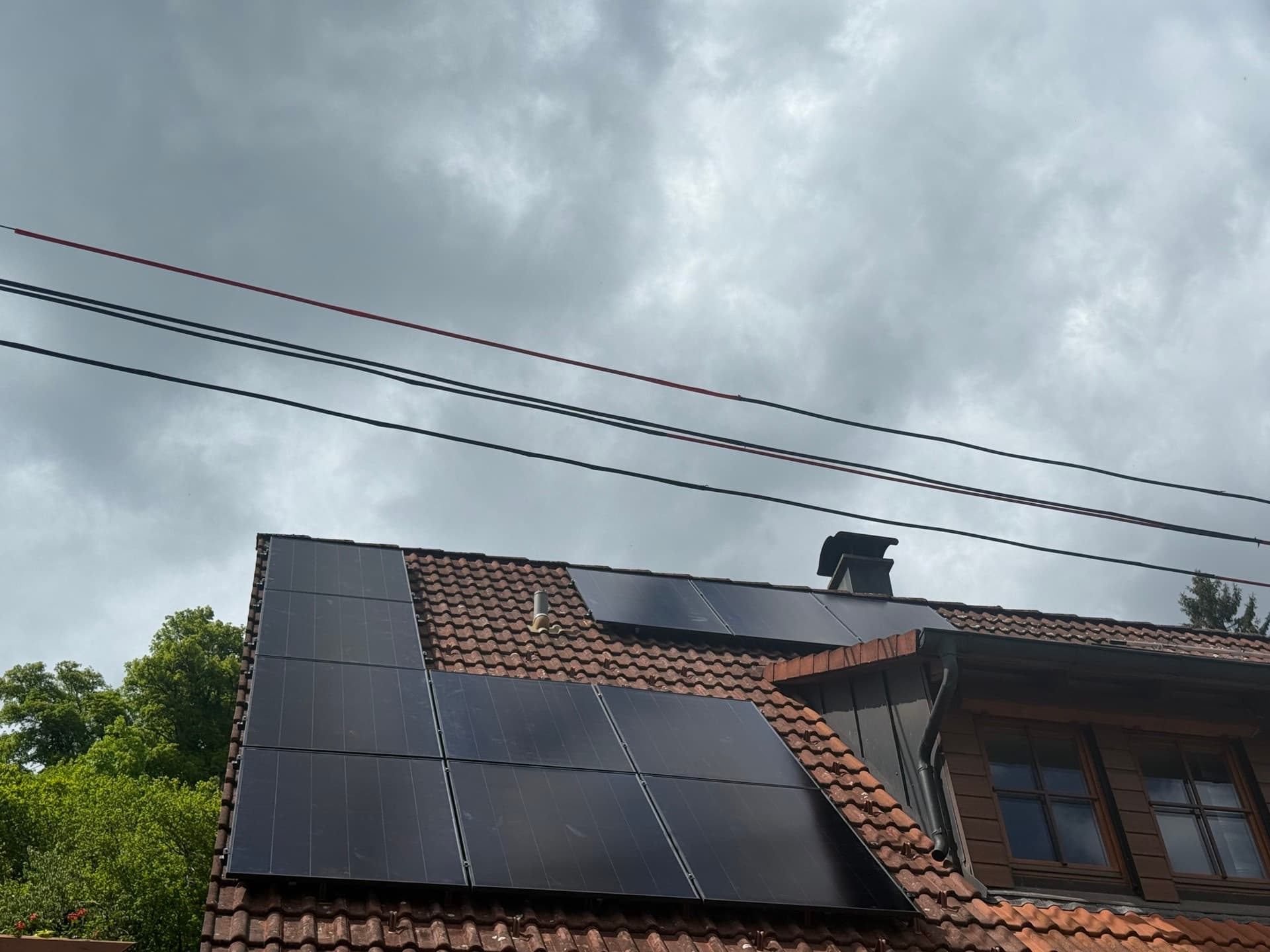Fertige Photovoltaik-Dachanlage in Dornhan im Landkreis Rottweil